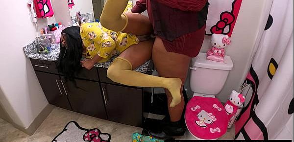 trends4k AmateurSex, My BlackDaughterInlaw Msnovember Titties Got So Big, So I Had To Fuck Her POV Hardcore Missionary & ReverseCowgirl, Erect Nipples & BigAreolas Out, HomemadeFucking By Rough Neck Fatherinlaw Drilling In Bathrom on Sheisnovember